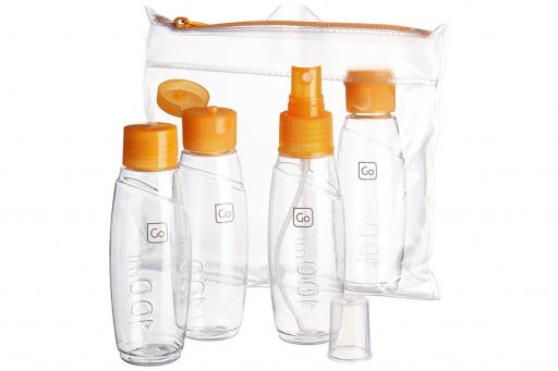 Go Travel Cabin Bottles Set (Orange)